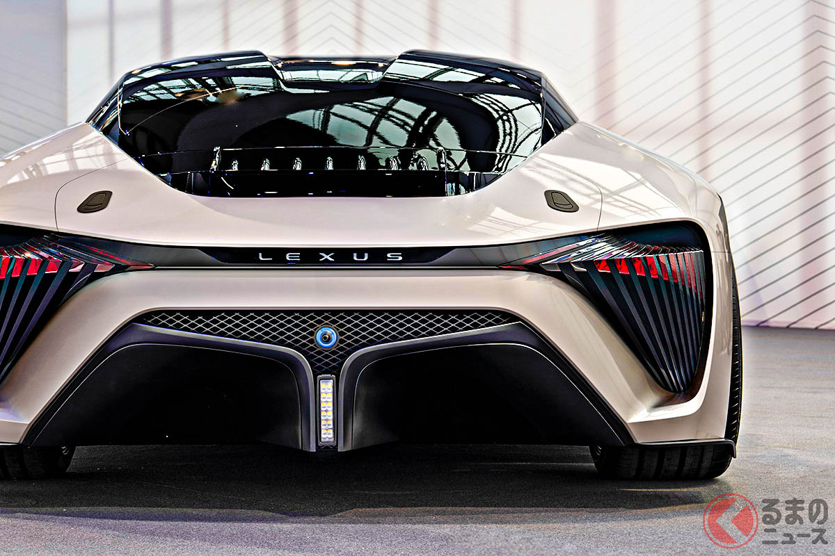 LFA2だとすればやっぱり「エレクトリファイドスポーツ」のイメージは踏襲するのでは?(※画像はレクサス「エレクトリファイドスポーツ」)