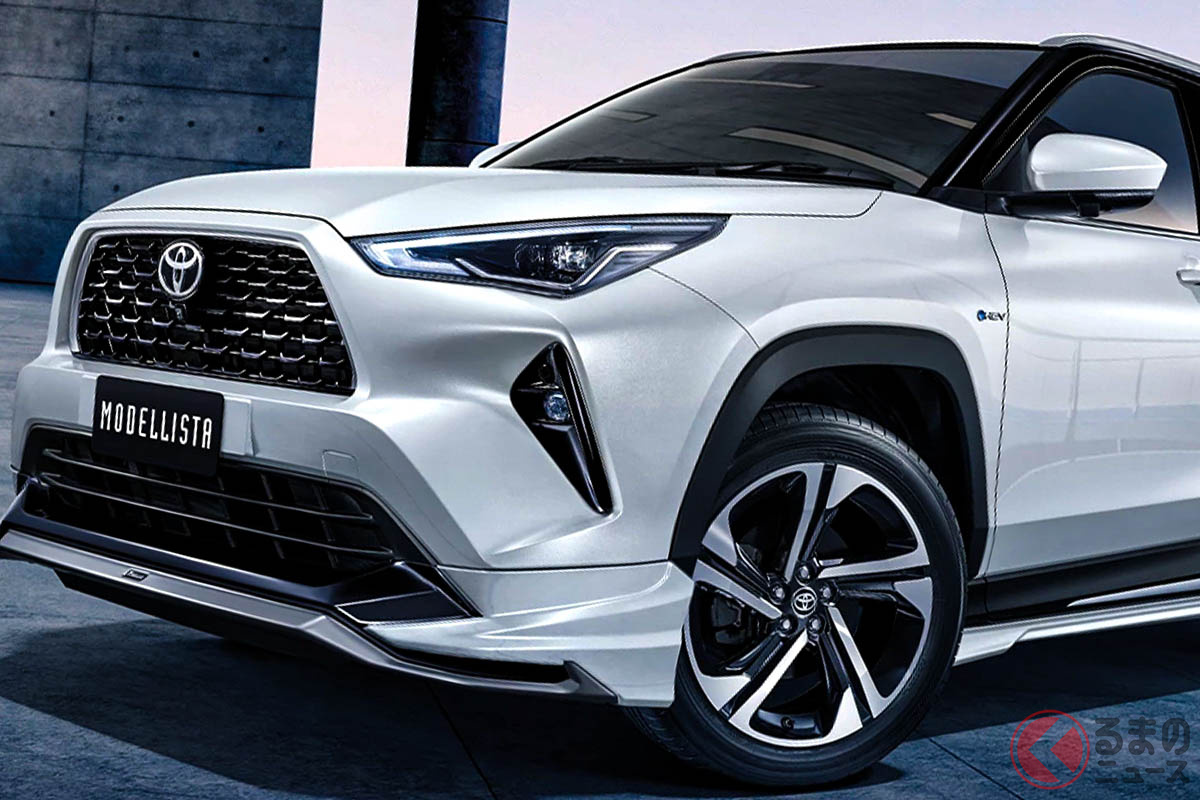 やっぱりカッコイイ! トヨタ新型「ヤリスクロス」モデリスタ仕様