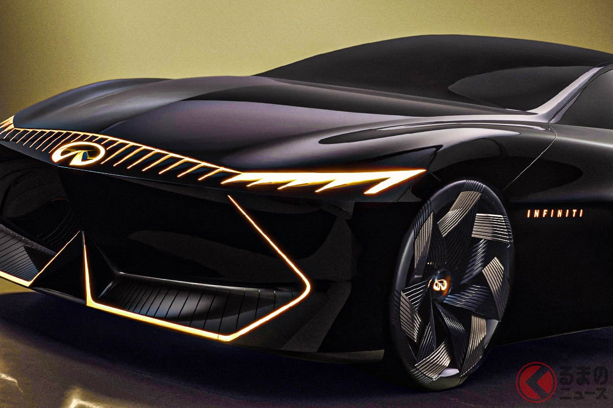 黄金に煌めく! インフィニティ新型「Vision Qe」