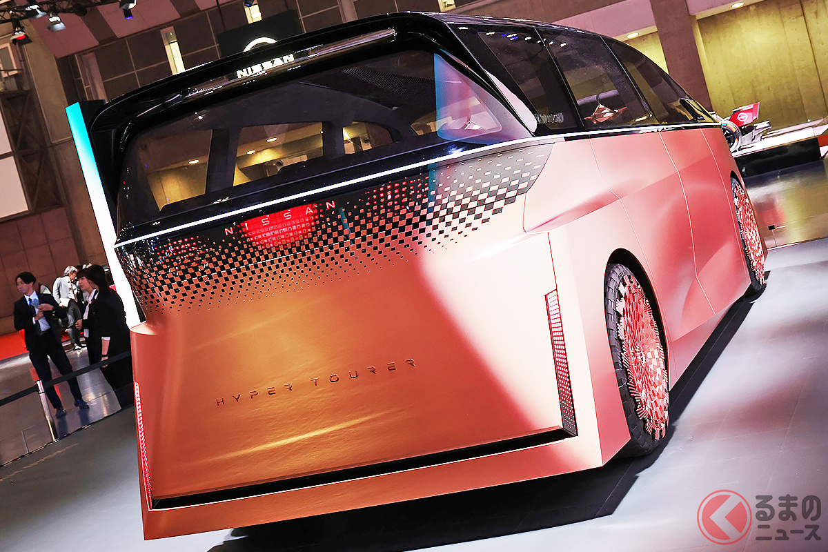 「えっ…!」 これが次期「エルグランド」の姿!? 日産のプレミアムミニバンコンセプト「ハイパーツアラー」