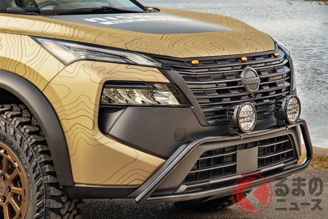 日産 新型「ゴツ顔SUV」世界初公開！ 