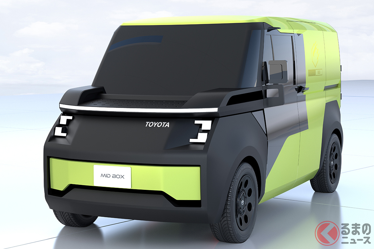 「カヨイバコ」の原点は2021年12月に発表された小型BEV「Mid Box」にありました