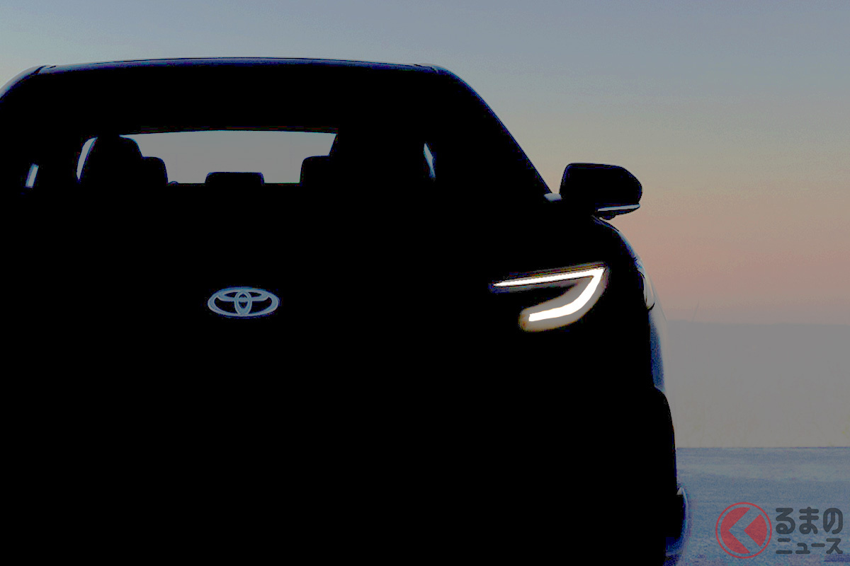 米国トヨタが公開した謎のシルエット…「次期カムリ」だった