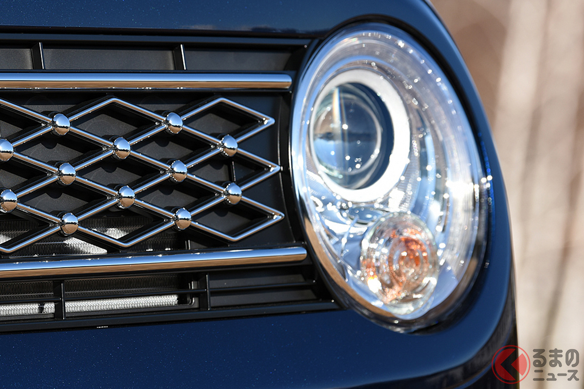 まんまるのライトが特徴的なうさぎカーとは