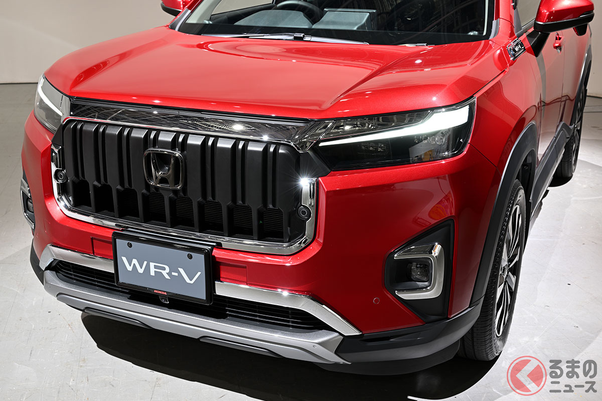縦グリル装着でSUVらしさがアップした新型「WR-V」