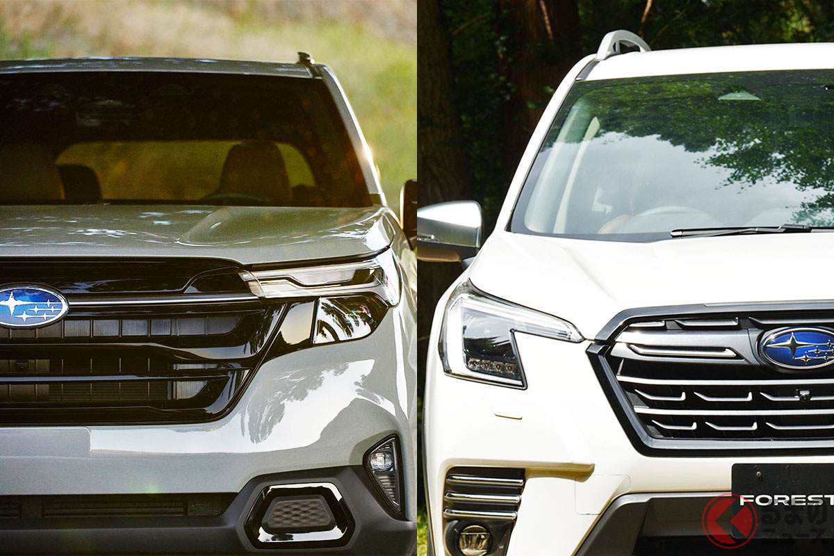 どう進化した!? スバル新型「フォレスター」(6代目・米国仕様)と現行型「フォレスター」(5代目・日本仕様)