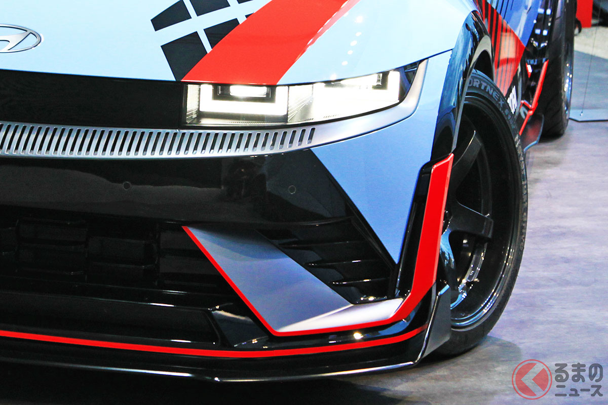 日本初公開となった「アイオニック5 N ドリフト スペック」