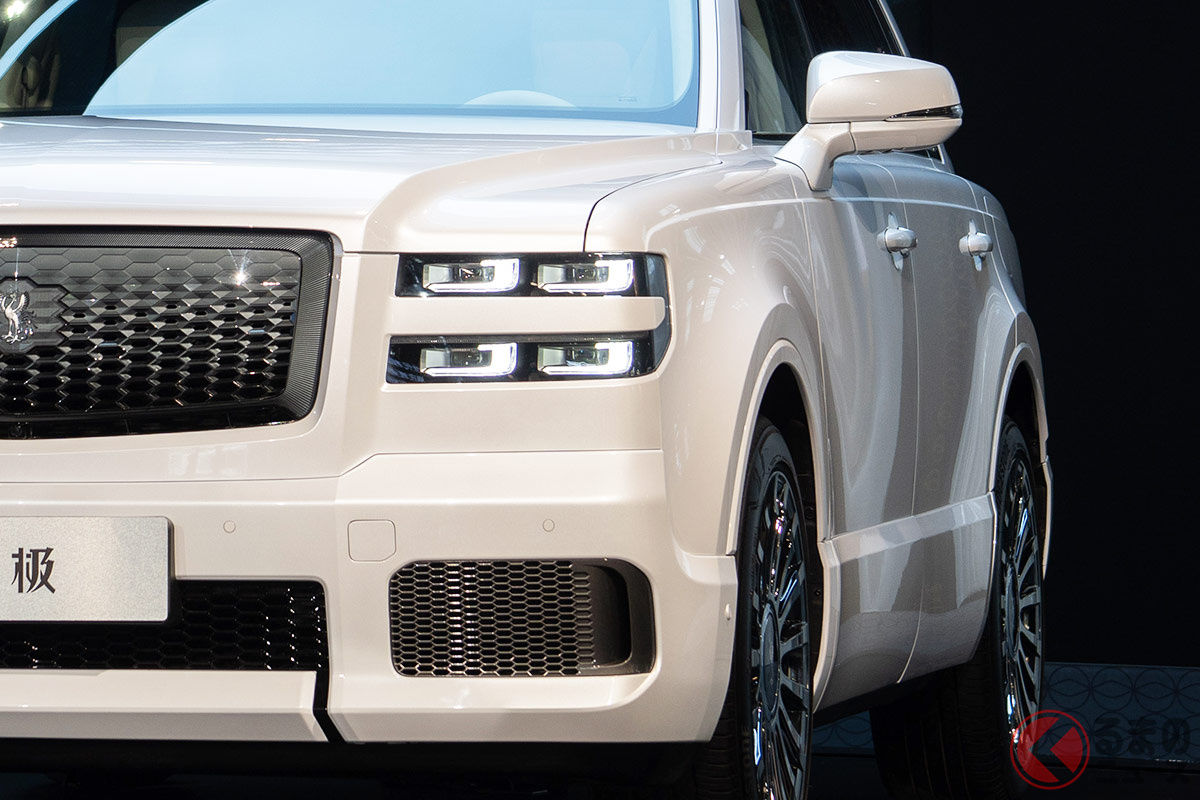 トヨタは新型「世極」を公開した(撮影:加藤博人)