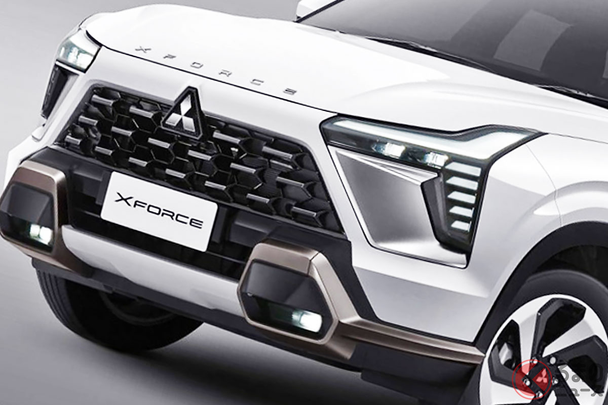 さらに精悍に! 純正アクセサリーを装着した三菱の新型コンパクトSUV「エクスフォース」