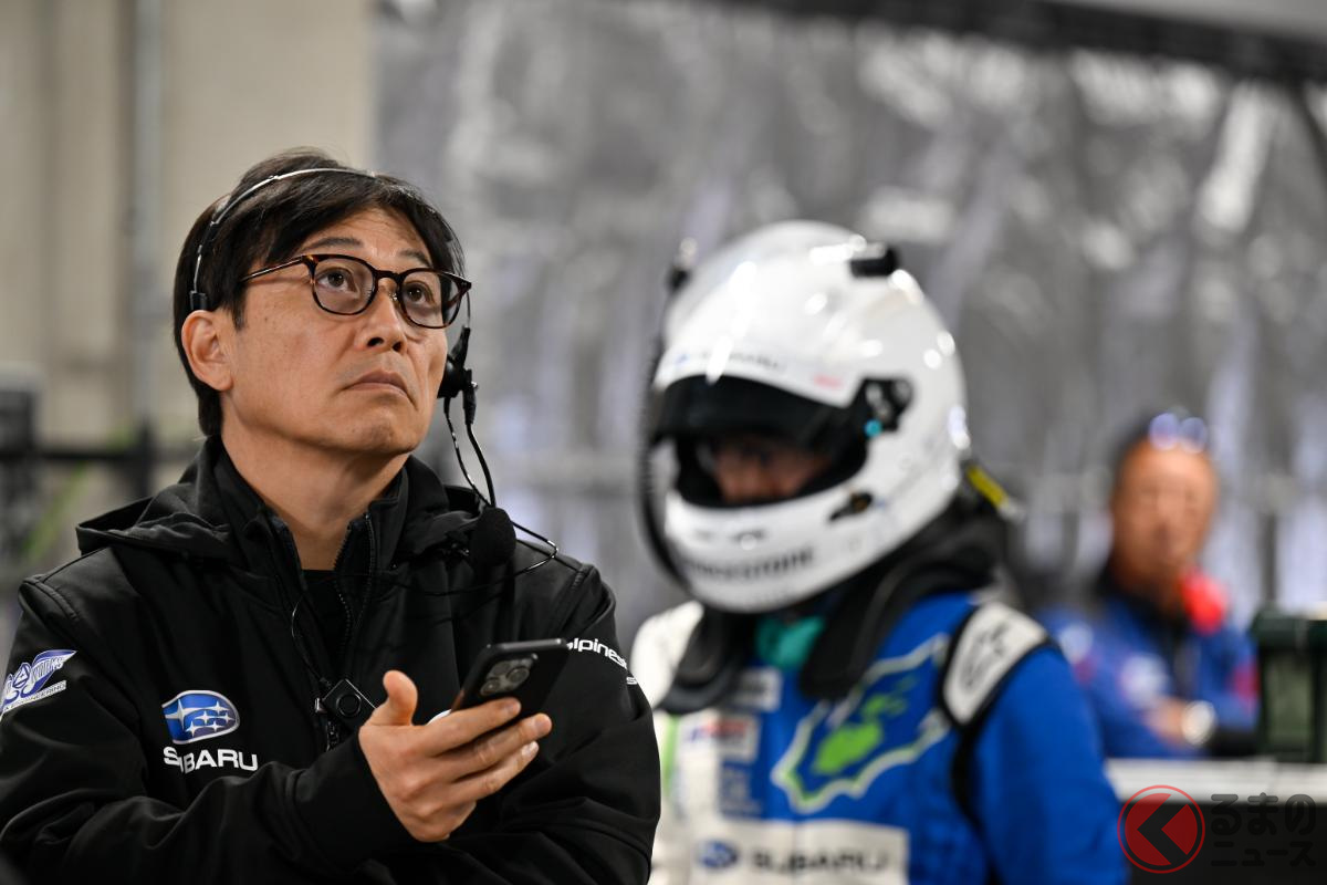 スバルのモータースポーツ活動を横串刺しで見ることになった本井氏