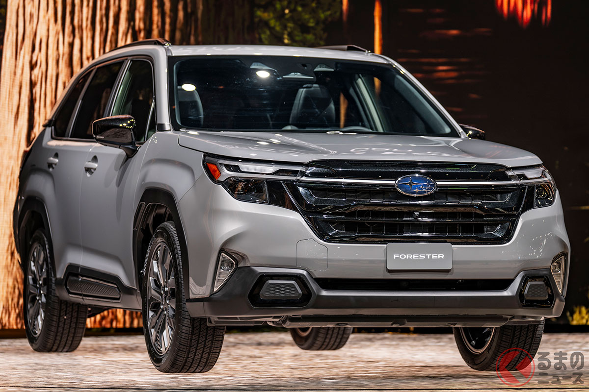 北米で先行発表されたスバル新型「フォレスター」(6代目・米国仕様)