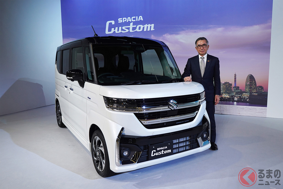 新型「スペーシア」「スペーシア カスタム」の発表会