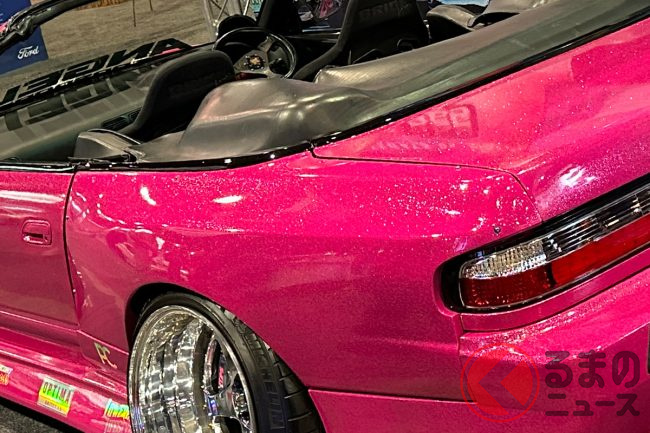 700馬力超え!? オデッセイ顔「シルビア」実車展示！ ロータリー