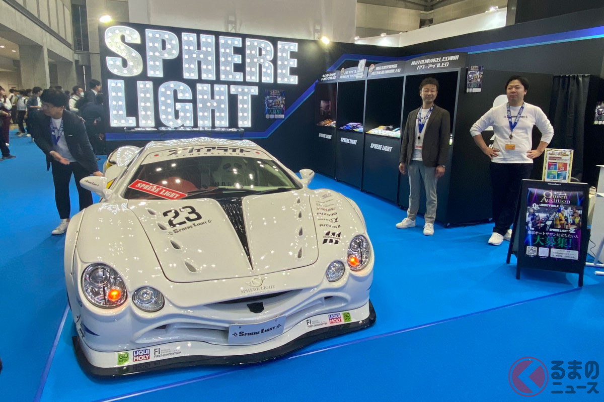 SPHERE LIGHT(スフィアライト)ブースの様子