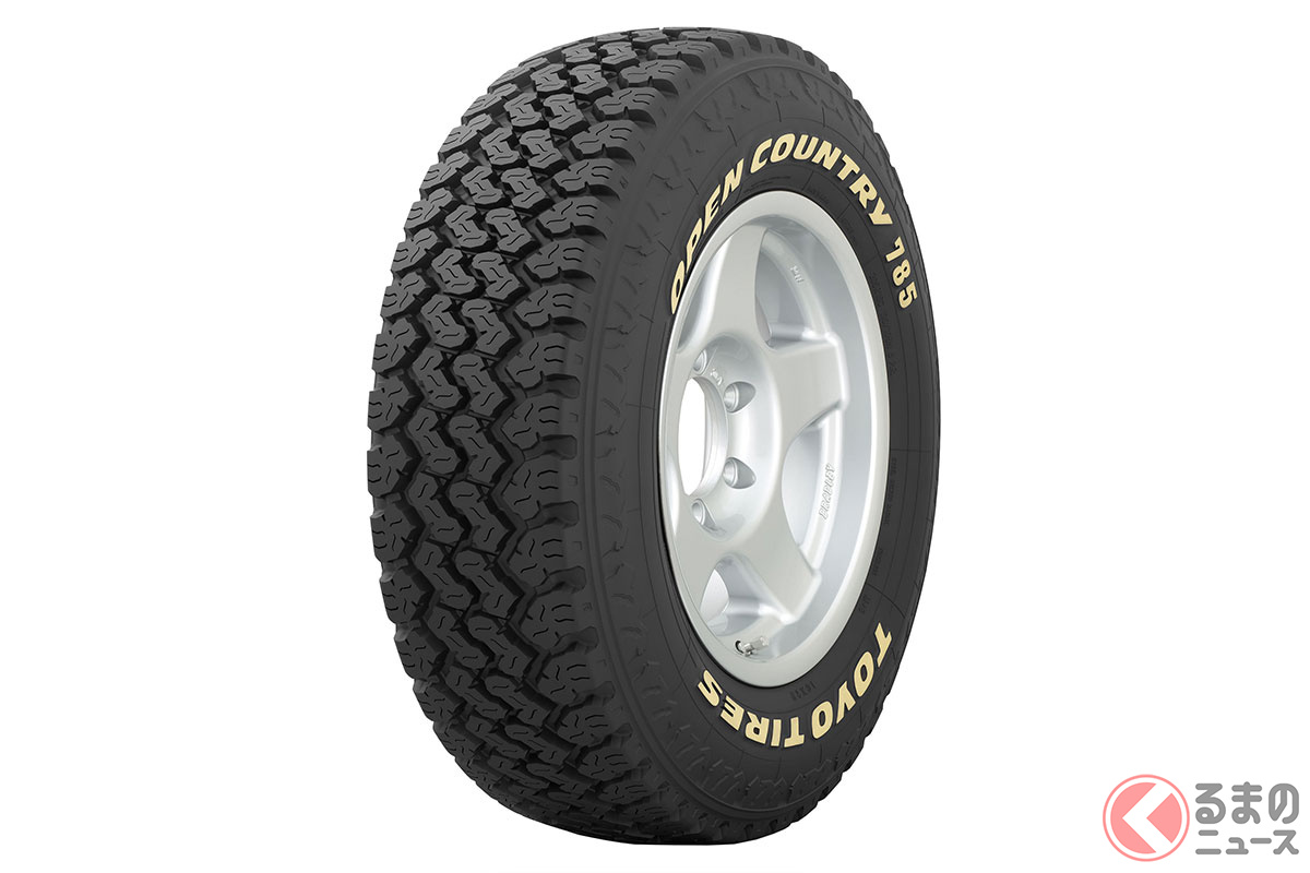 SUV向けタイヤ「OPEN COUNTRY 785」はサイドウォールが左右で異なるデザインを採用している