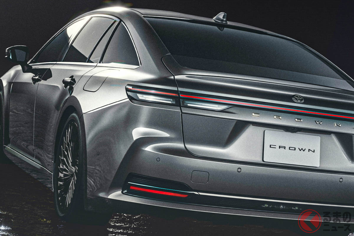 迫力スゴイ…! トヨタ新型「クラウンセダン」