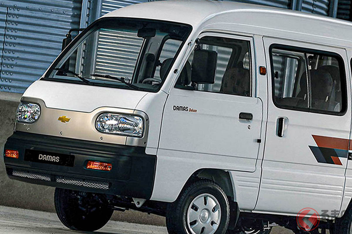 スズキの軽バンにシボレーのエンブレム…? シボレー「ダマス」の正体とは