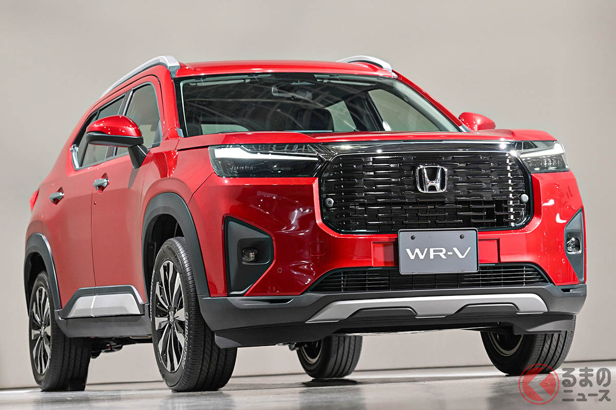 タフなデザインが特徴の新型「WR-V」! スクエアなフォルムからも室内の広さが感じられます