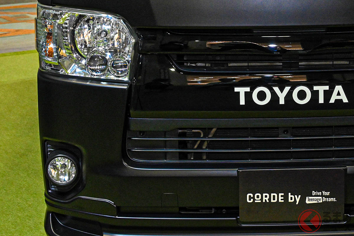 ハイエースをベースとした市販予定のコンプリートカー新型「HIACE The Crewvan(ハイエース ザ クルーバン)」
