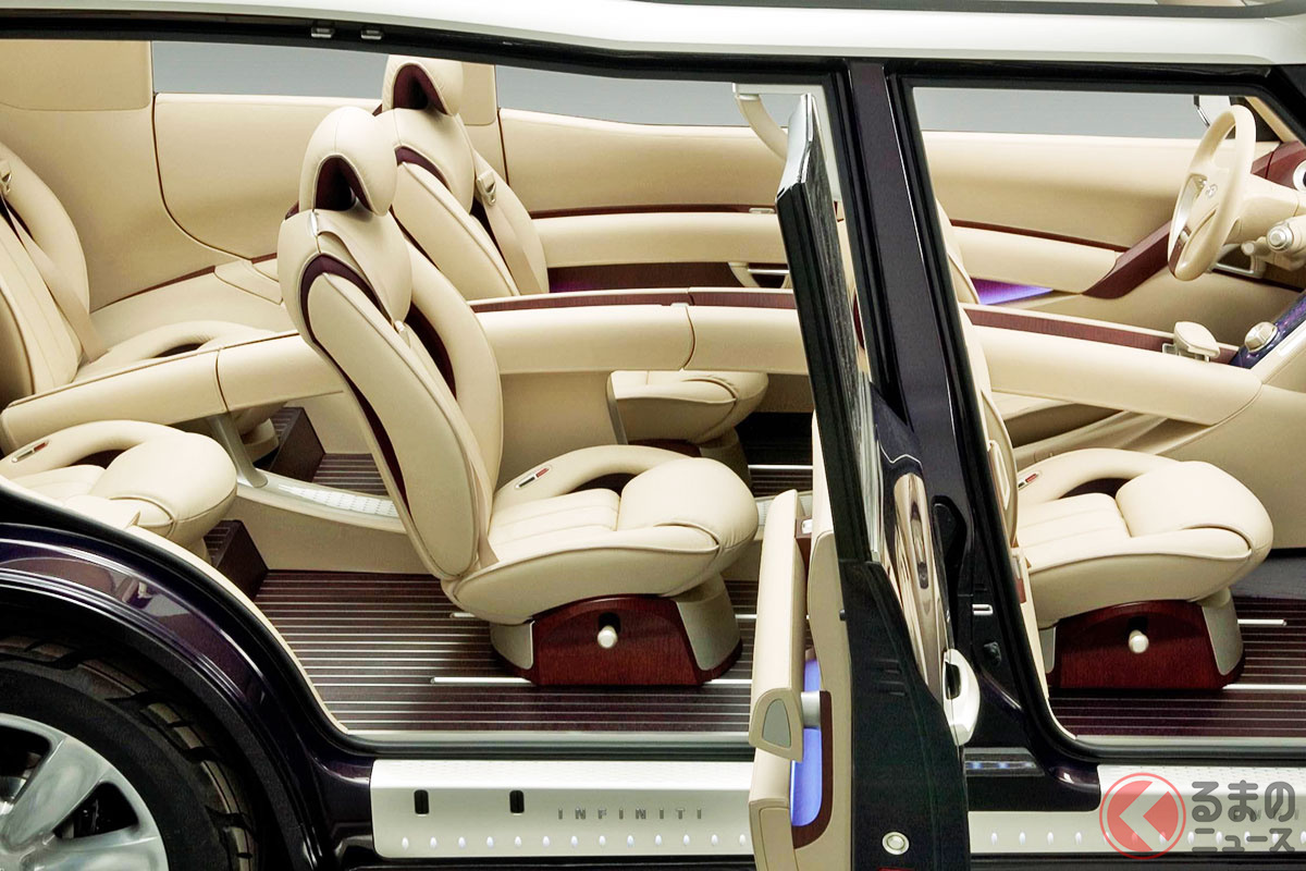 衝撃的すぎる! 日産の「6人乗り6ドアSUV」