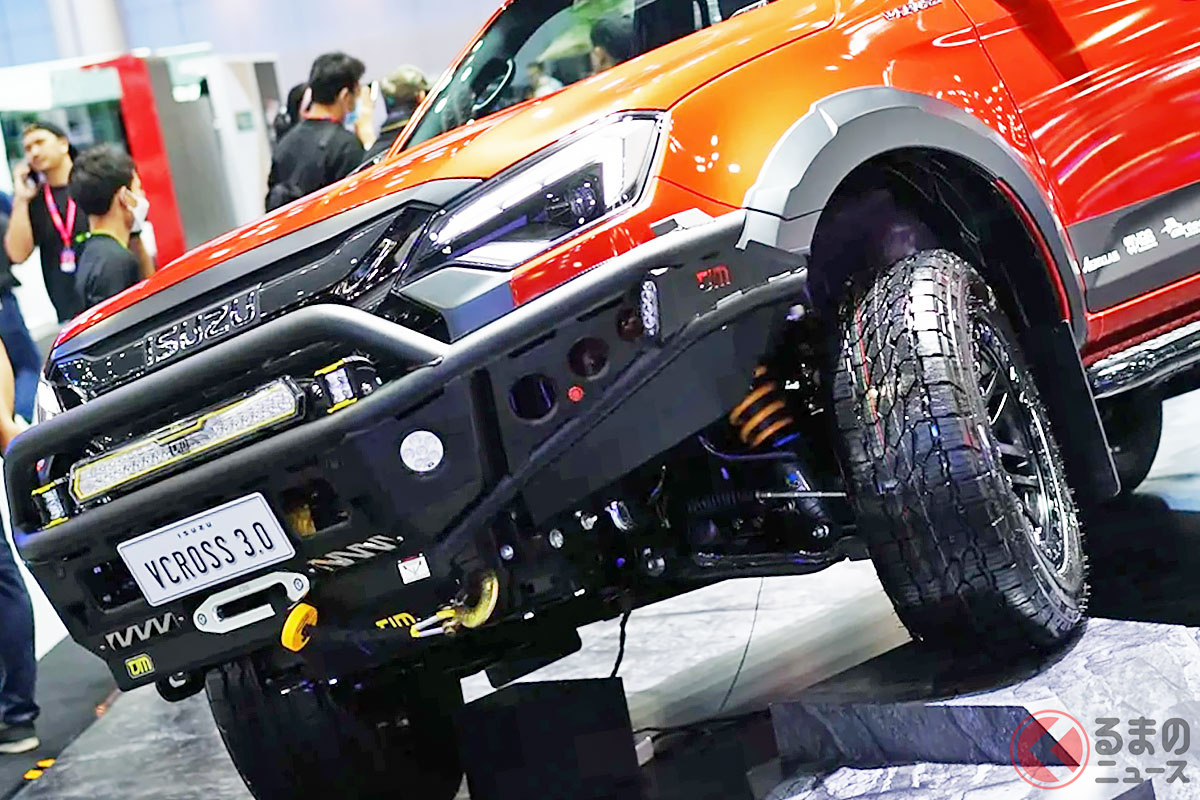 めちゃゴツい!カスタマイズを施し、より精悍になったいすゞ新型「D-MAX」
