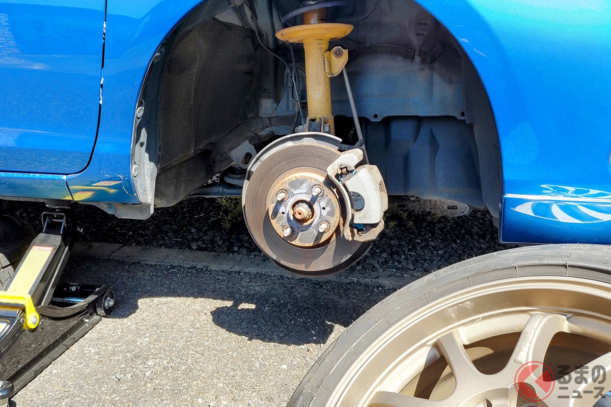 タイヤが外れるトラブルは正しく取り付けられていないことが要因