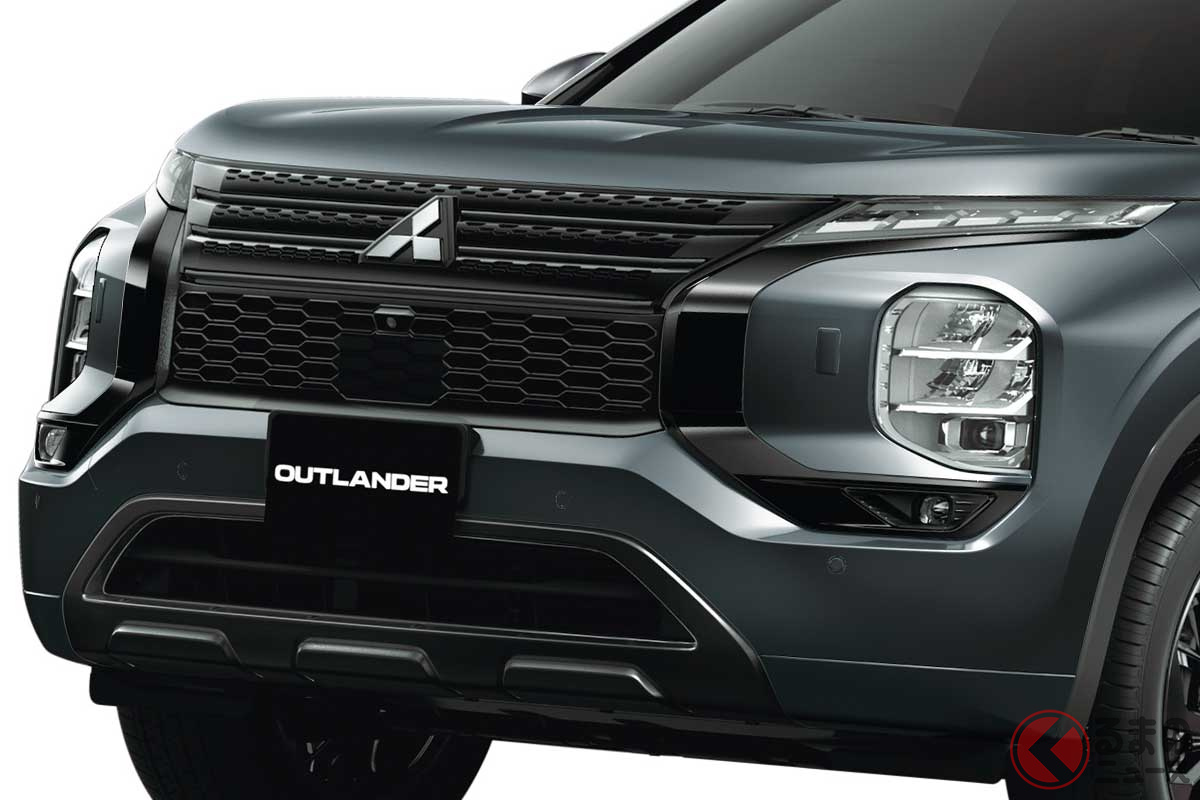 三菱「アウトランダー ブラックエディション」7人乗りのみに変更