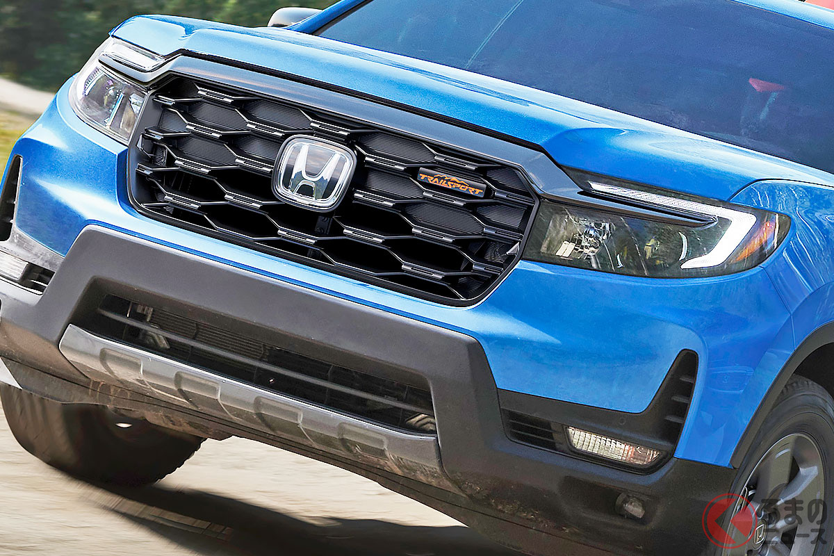 めちゃタフ顔! ホンダ 新型「リッジライン トレイルスポーツ」