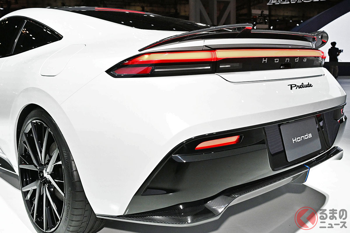 めちゃ「スポーティ」! ホンダがジャパンモビリティショー2023で世界初公開した2ドアクーペ「プレリュード コンセプト」