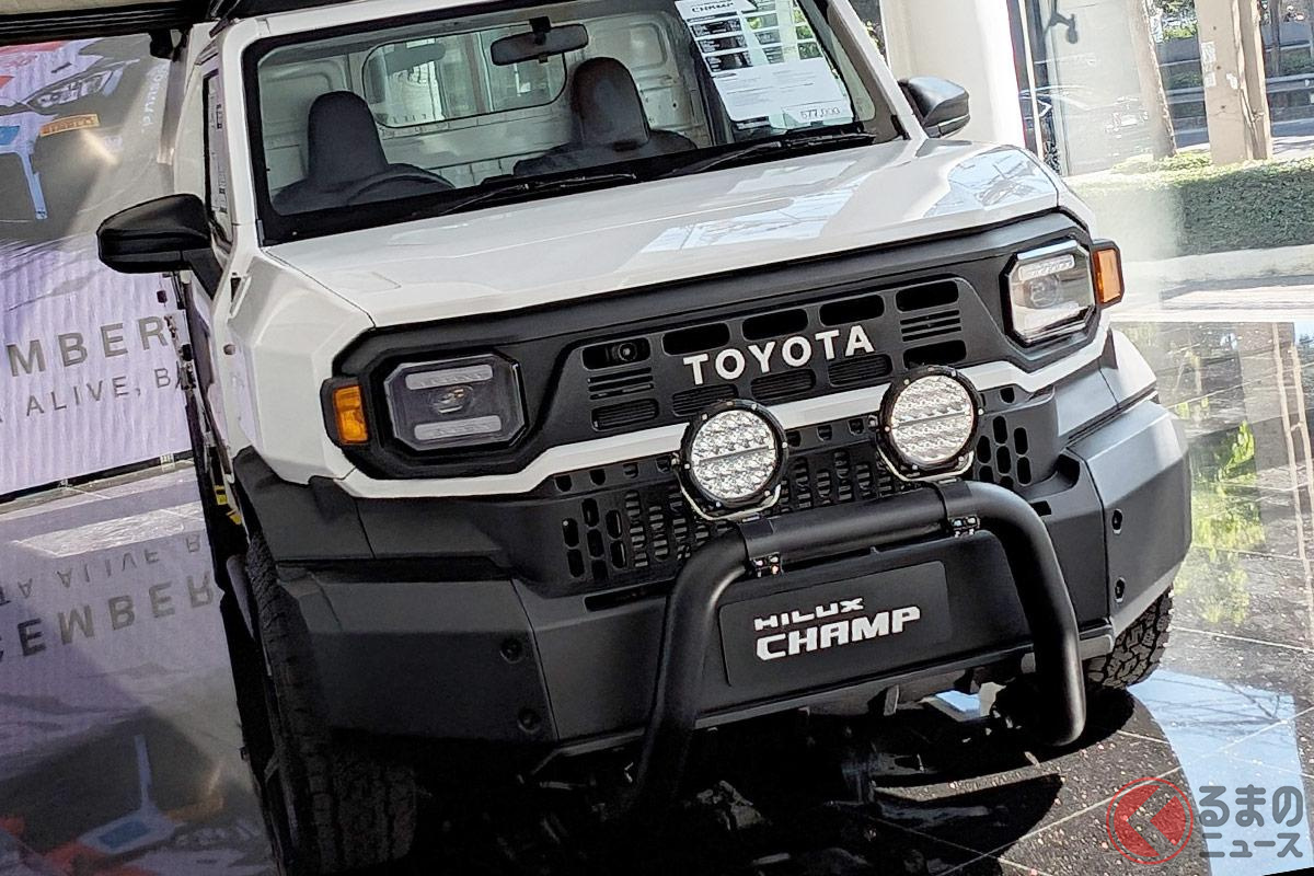 地域のユーザーに寄り添った「クルマづくり」で誕生した「IMV0」がタイから発売される(画像はハイラックスチャンプのアウトドア架装仕様)