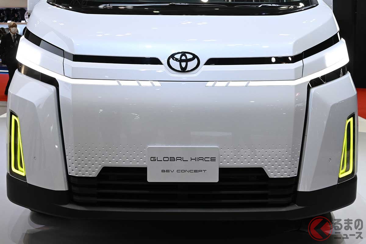 ジャパンモビリティショー2023で初公開された次期「ハイエース」のBEVコンセプト