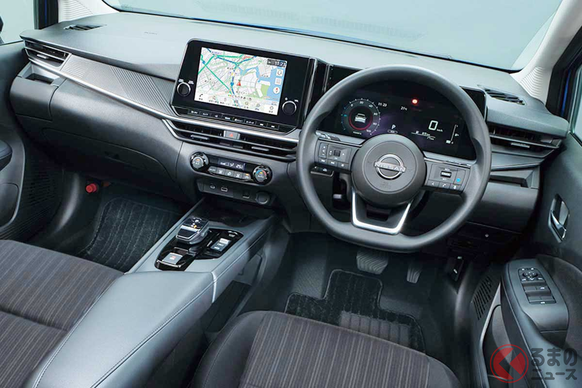 新型「ノート」の高級感のあるインテリア