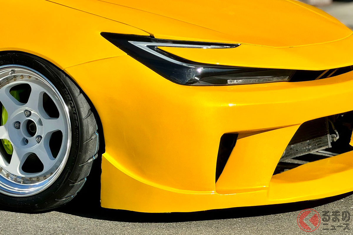 手作り「プリウスクーペ」を製作! (画像提供:群馬自動車大学校 カスタマイズ科 公式X(@customfactory1))