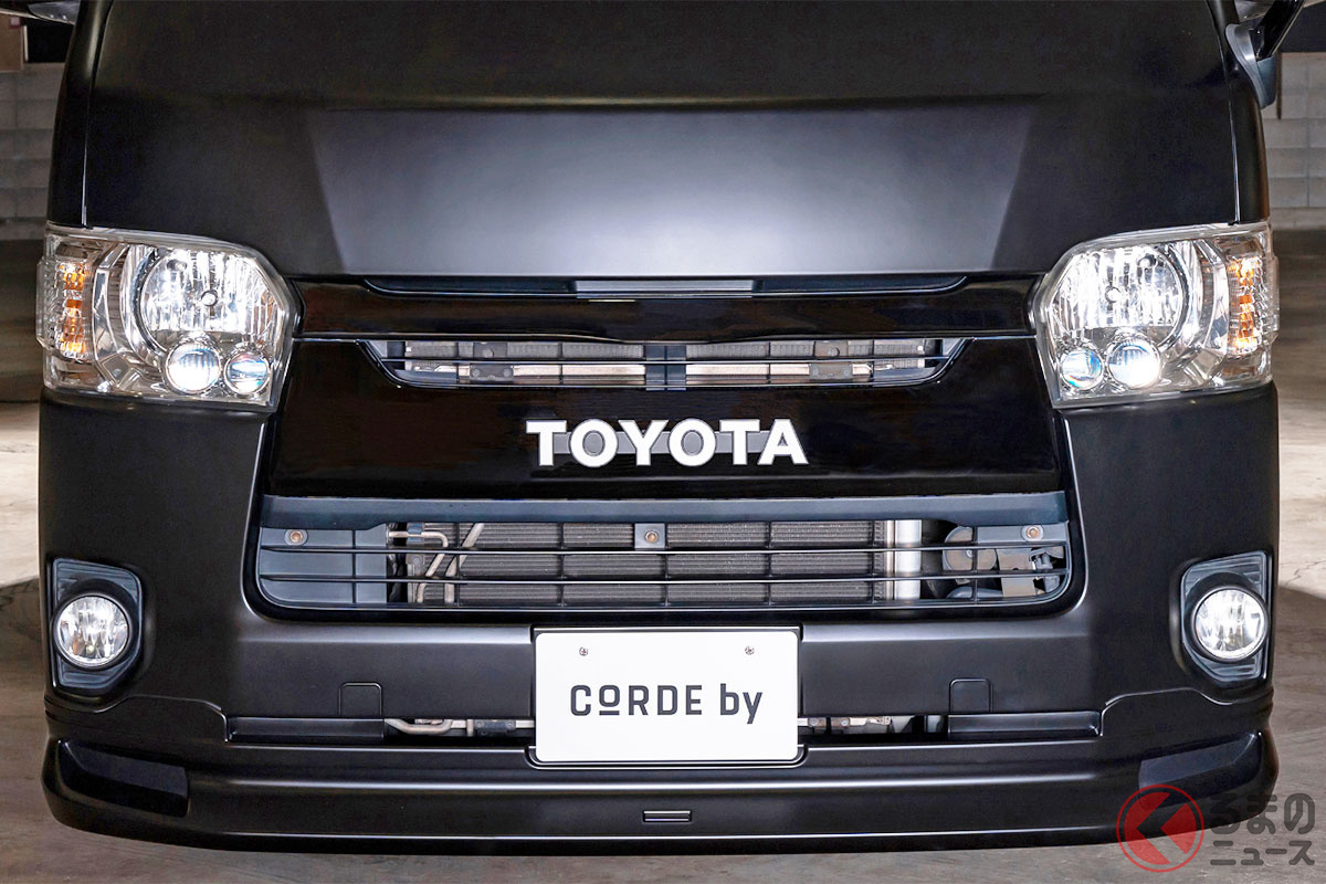 トヨタ「ハイエース」をベースとしたコンプリートカーの新型「HIACE The Crewvan(ハイエース ザ クルーバン)」