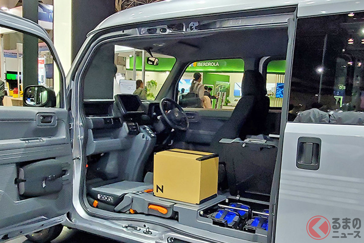 交換式バッテリーを採用した「MEV-VAN」