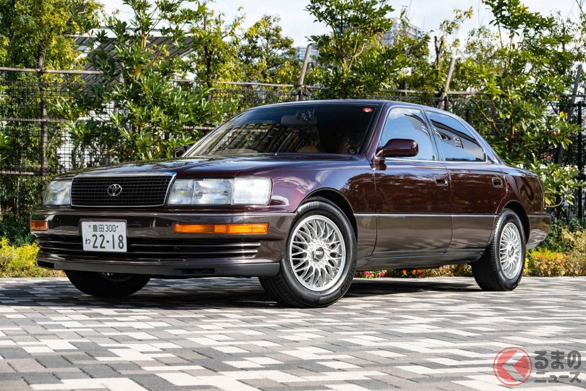 山本シンヤ氏の愛車であった初代「セルシオ」のB仕様が「Vintage Club」に提供された