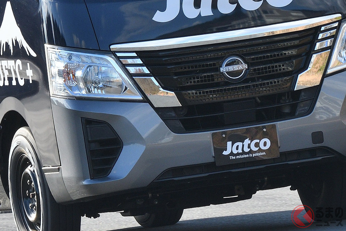 見かけは普通の「キャラバン」! だけど実はAT+モーターのプロトタイプ!