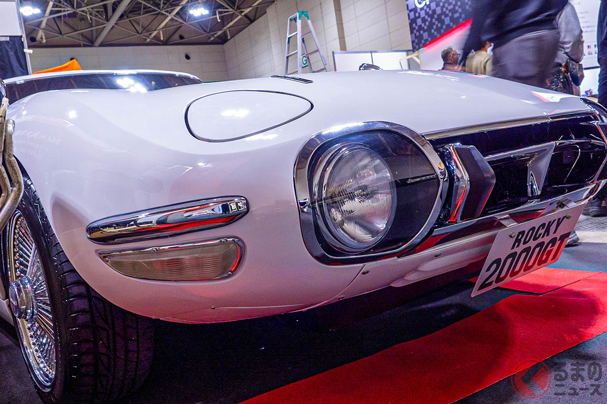 名古屋モビリティショー2023に展示された「ロッキー2000GT」