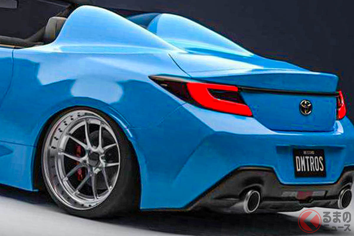 カブリオレも超似合う! トヨタ「GR86ロードスター」のレンダリング(Photo:demetr0s designs)