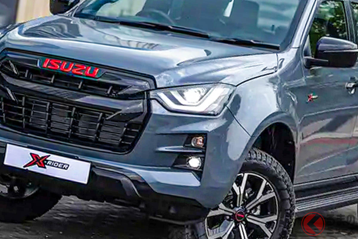 黒感がカッコイイ! いすゞ新型「D-MAX X-RIDER」