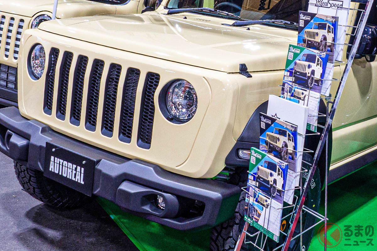 ラングラー顔なスズキ「ジムニーシエラ」