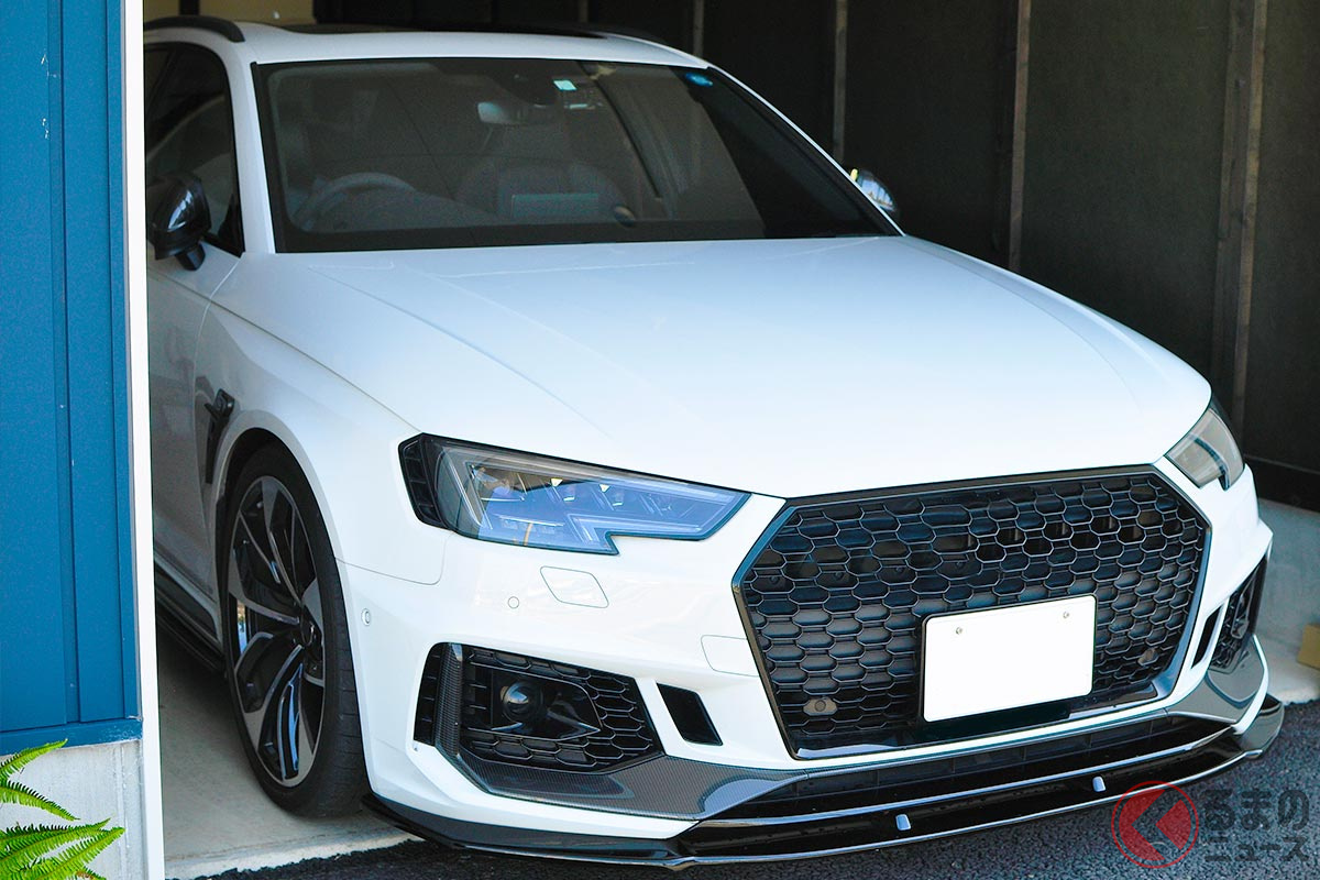 駐車場から飛び出た「はみ出し駐車」は違反になる?(※画像はイメージ)