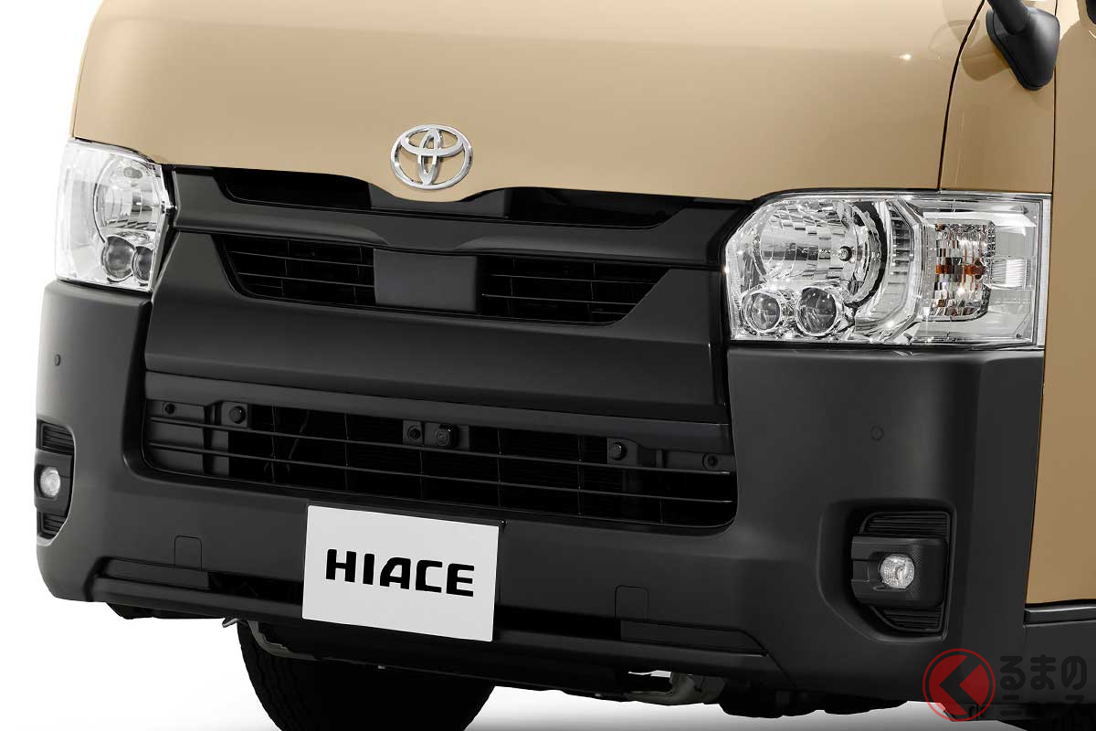 アースカラーパッケージが設定されたトヨタ「ハイエース」(スーパーGL)