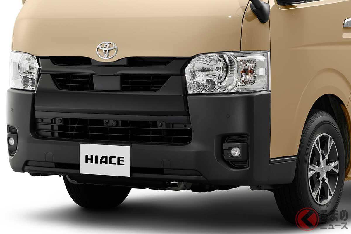 新色のアースカラーが設定されたトヨタ「ハイエース」