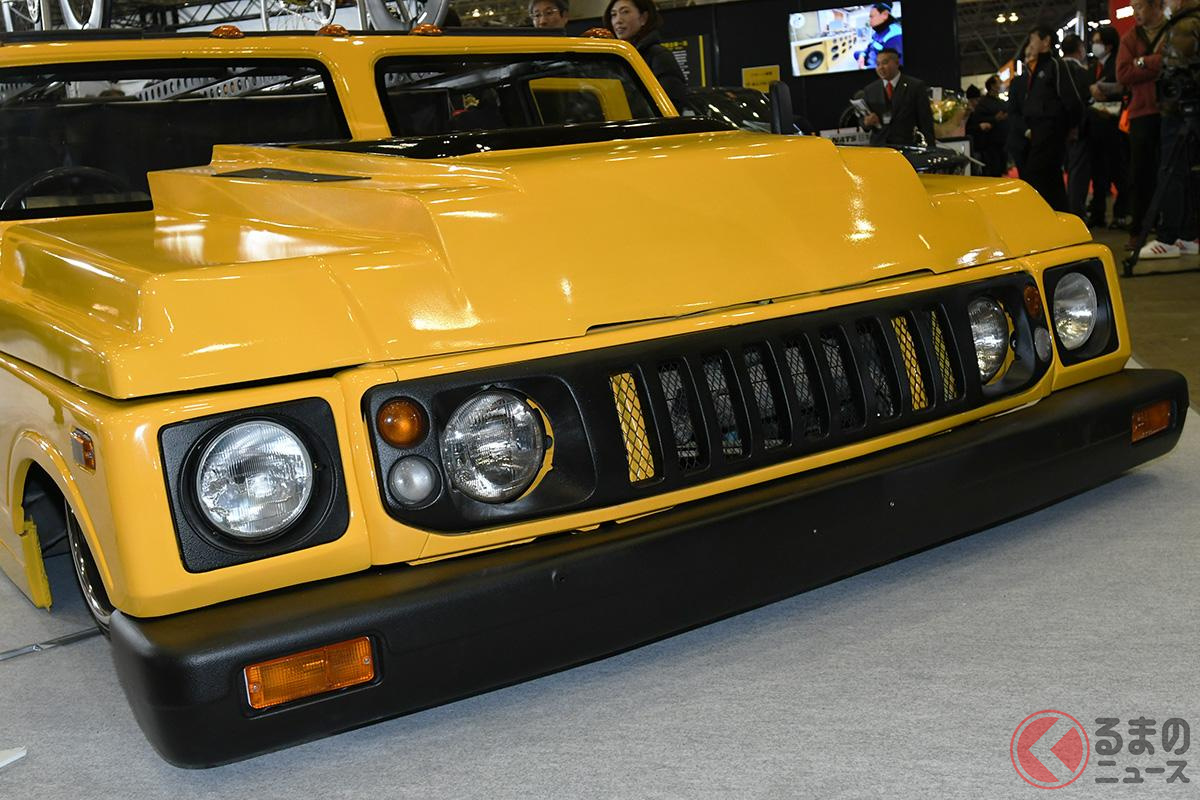 とにかくデカい! ハマー風の「ジムニーJ1」とは?