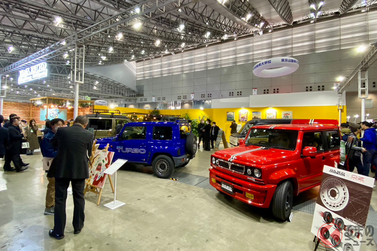 東京オートサロン2024 DAMDブースの様子