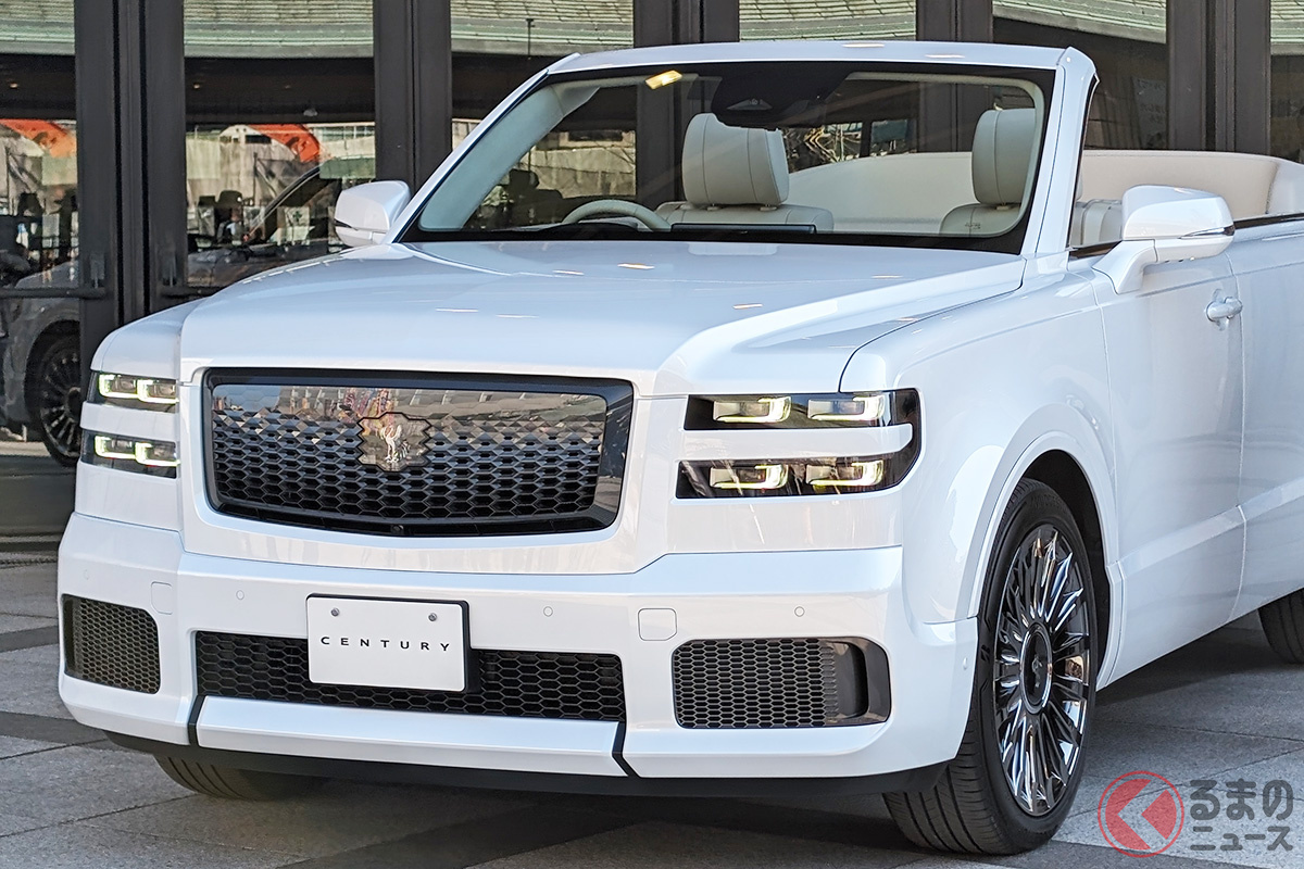 トヨタ新型「センチュリーオープン」が世界初公開