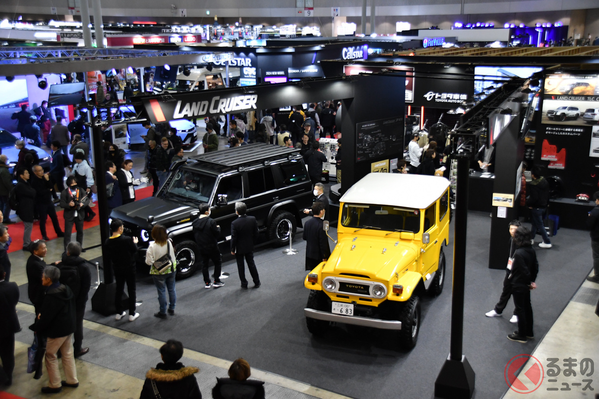 東京オートサロン2024 トヨタ車体が展開した「ランクル BASE」ブースの様子