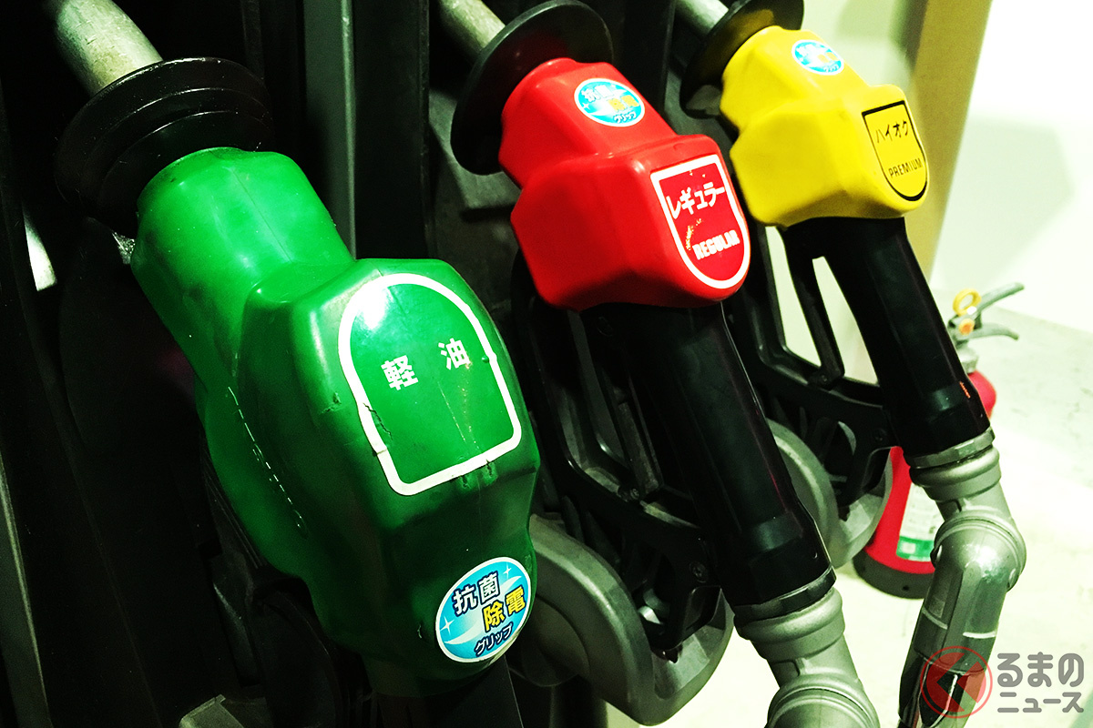 ガソリンスタンドにはレギュラー、ハイオク、軽油が存在するが…