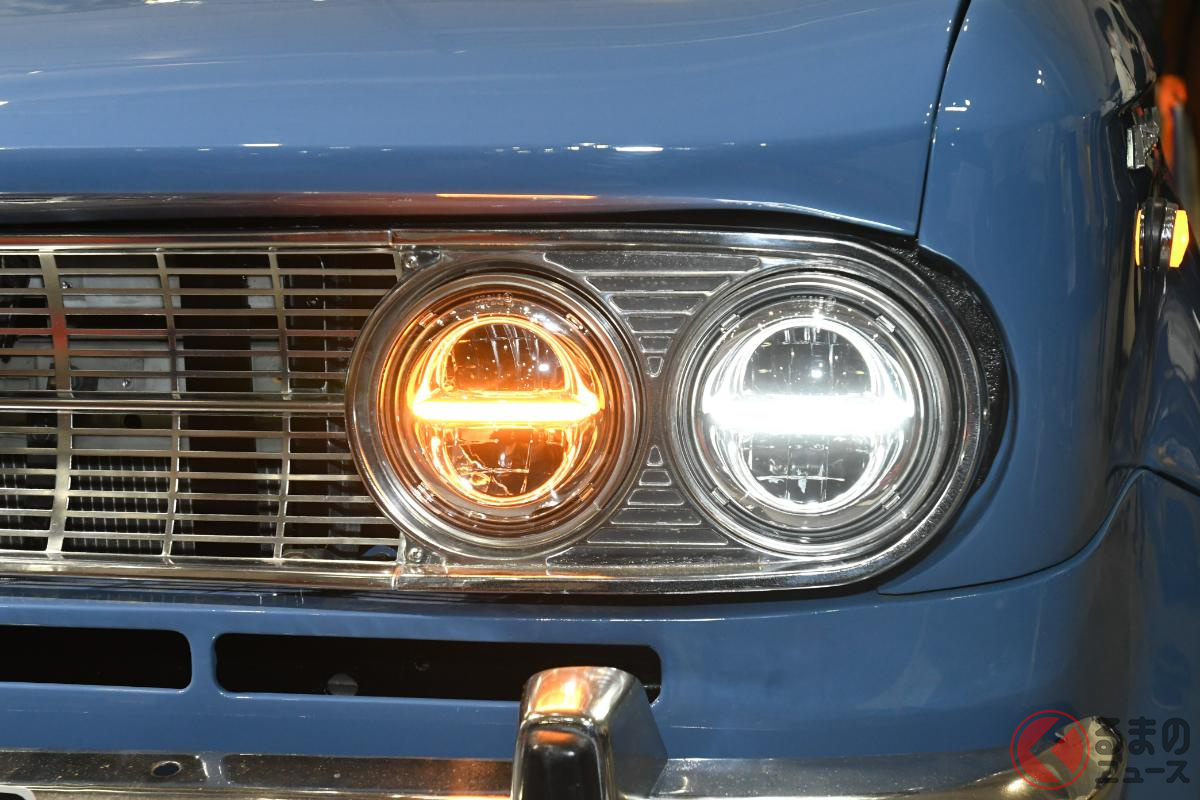 メッキグリルに丸形ライトがカワイイ!カスタムカー「SETO」(日産自動車大学校 カスタマイズ科7期生 製作)